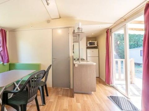MOBILHOME 6 personnes - Homair mobil-home au Roussillonnais Comfort XL | 2 Ch. | 4/6 Pers. | Terrasse surélevée