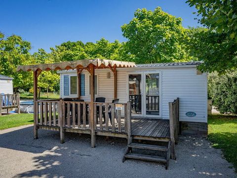 MOBILHOME 6 personnes - Comfort | 3 Ch. | 6 Pers. | Terrasse surélevée | Clim.