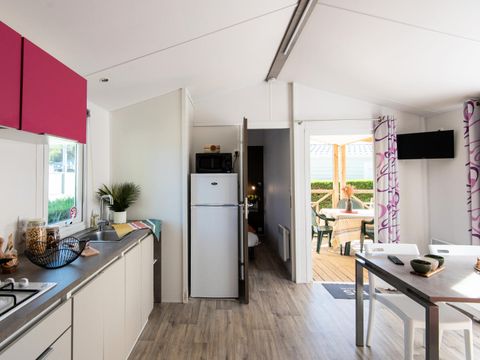 MOBILHOME 6 personnes - Cottage 3 Pièces Climatisé + TV