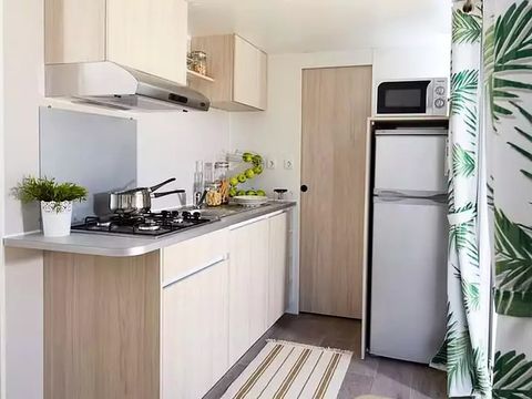 MOBILHOME 4 personnes - Tour Opérateur Maeva sur camping La Sirène - Mobil Home 3 Pièces 4 Personnes Climatisé