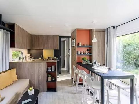 MOBILHOME 6 personnes - Tour Opérateur Maeva sur Camping L'Hippocampe - Mobil Home Confort 4 Pièces 6 Personnes (4 adultes + 2 enfants) Climatisé