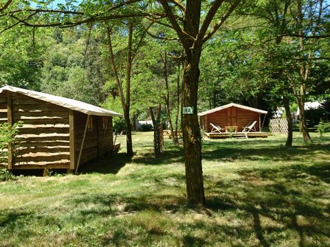 CHALET 5 personnes - CABANE TRAPPEUR sans sanitaires 19.5 m²