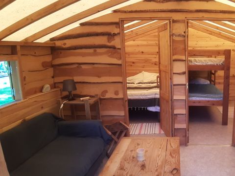 CHALET 5 personnes - CABANE TRAPPEUR sans sanitaires 19.5 m²