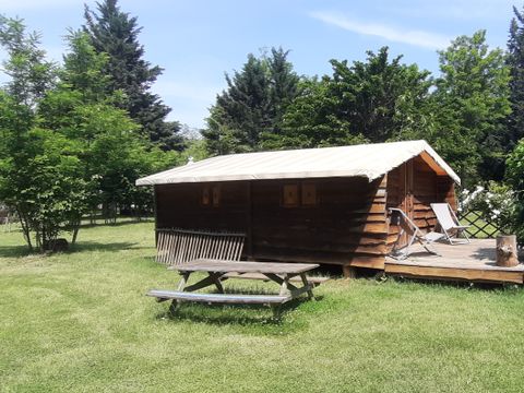 CHALET 5 personnes - CABANE TRAPPEUR sans sanitaires 19.5 m²