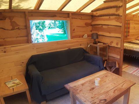 CHALET 5 personnes - CABANE TRAPPEUR sans sanitaires 19.5 m²