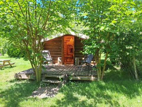 CHALET 4 personnes - CABANE TRAPPEUR sans sanitaires 19.5 m²
