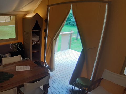 BUNGALOW TOILÉ 7 personnes - JUNGLE LODGE sans sanitaires 31 m²