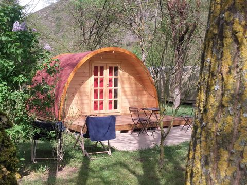 HÉBERGEMENT INSOLITE 2 personnes - POD Chalet bois 12 m² sans sanitaires