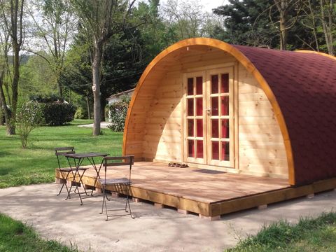 HÉBERGEMENT INSOLITE 2 personnes - POD Chalet bois 12 m² sans sanitaires