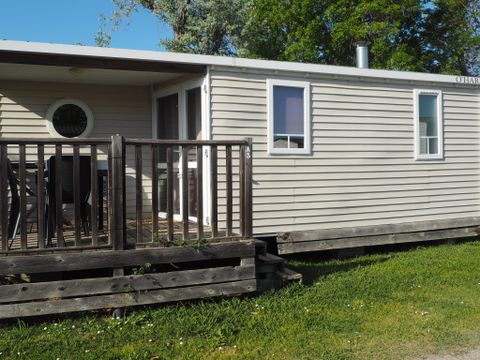MOBILHOME 4 personnes - MH Confort Mistral 4 personnes - 2 chambres, climatisation et télévision