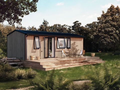 MOBILHOME 4 personnes - Premium Roseau - 2chambres, climatisé, télévision, lave-vaisselle, sèche-serviette et coffre fort