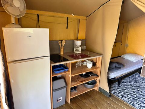 Tente en toile et en bois 5 personnes - SAFARI sans sanitaires