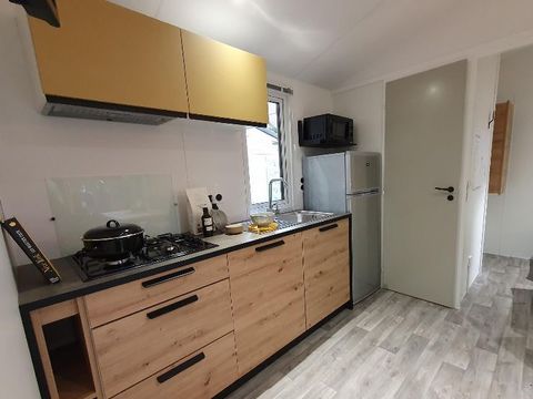 MOBILHOME 4 personnes - 25m2 (2021) + Terrasse bois semi-couverte 8m2. 4 pers