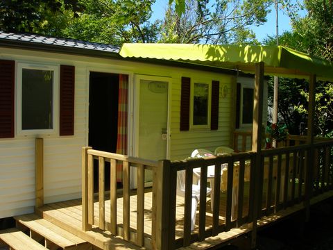 MOBILHOME 6 personnes - 28m² + Terrasse bois couverte 12m² 4/6 pers