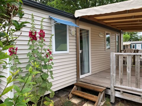 MOBILHOME 6 personnes - 28m² + Terrasse bois couverte 12m² 4/6 pers