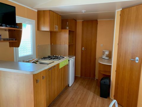 MOBILHOME 6 personnes - 30m² + Terrasse bois semi-couverte 12m² 4/6 pers