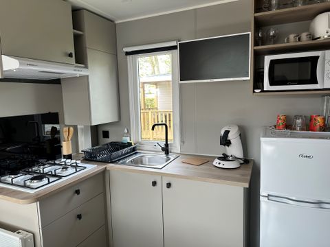 MOBILHOME 5 personnes - LOGGIA 2- Mobile-home 25m² + Terrasse bois couverte 9m²
