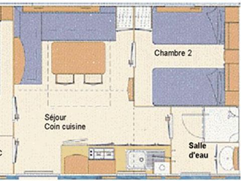 MOBILHOME 6 personnes - DETENTE TYPE 2