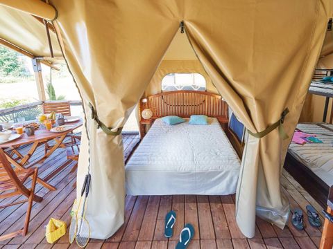Tente en toile et en bois 5 personnes - LODGE BALI