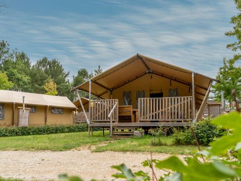 TENTE TOILE ET BOIS 6 personnes - LODGE SAFARI 6p 3ch ****