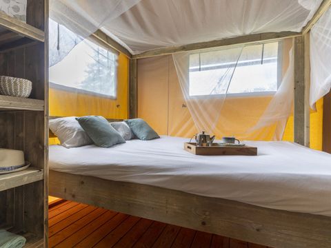 TENTE TOILE ET BOIS 6 personnes - LODGE SAFARI 6p 3ch ****