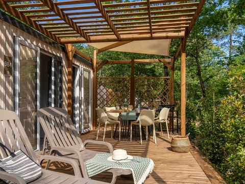 MOBILHOME 4 personnes - COTTAGE Cyrano 4p 2ch PREMIUM