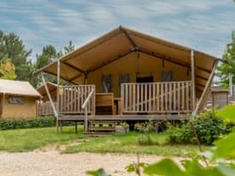 TENTE TOILE ET BOIS 6 personnes - Lodge Safari 6p 3ch ****