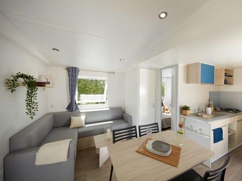 MOBILHOME 4 personnes - Cottage 3 FEUILLES 2 chambres