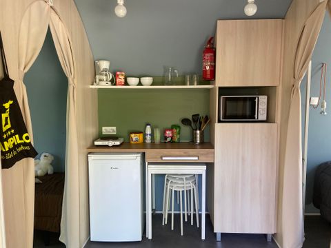 TENTE 4 personnes - Tente Coco Sweet 4 FEUILLES - 2 chambres 16m²  avec sanitaire