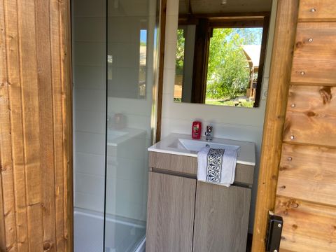 TENTE 4 personnes - Tente Coco Sweet 4 FEUILLES - 2 chambres 16m²  avec sanitaire