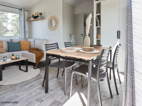 MOBILHOME 6 personnes - Cottage Du Lac PREMIUM++ 3 chambres - FACE PLAN D'EAU 6 pers