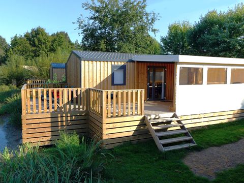 MOBILHOME 6 personnes - Cottage Du Lac PREMIUM++ 3 chambres - FACE PLAN D'EAU 6 pers