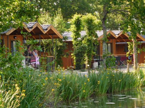 CHALET 4 personnes - Chalet du Lac 4 FEUILLES - 2 chambres - FACE PLAN D'EAU