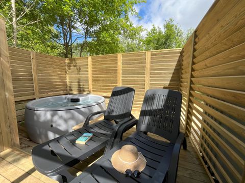 MOBILHOME 2 personnes - Cottage Nature PREMIUM++ 1 chambre avec SPA 2 pers