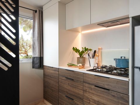 MOBILHOME 2 personnes - Cottage Nature Exclusif 1 chambre avec SPA 2 pers