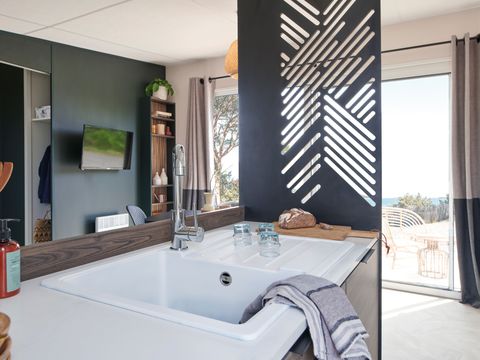 MOBILHOME 6 personnes - Cottage Nature EXCLUSIF 3 chambres avec SPA