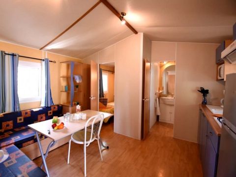MOBILHOME 8 personnes - Mobil Home Aqua 3 chambres 6 adultes et 2 enfants Terrasse Semi-couverte Clim TV