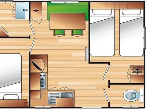 MOBILHOME 4 personnes