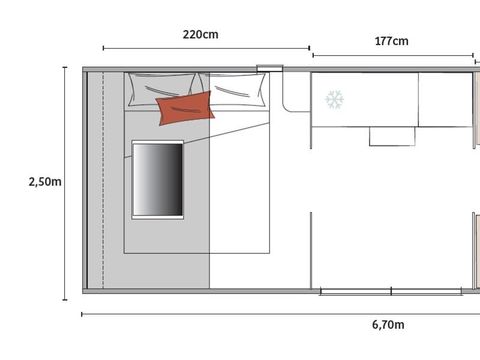 TENTE 4 personnes - COCO SWEET sans sanitaire