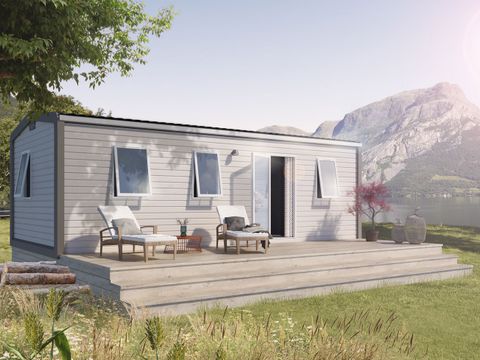 MOBILHOME 6 personnes - Privilège 28m² - 3 chambres - Clim + TV + Lave-vaisselle