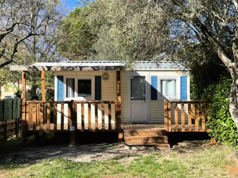 MOBILHOME 4 personnes - Mobil Home Bambou 3 Pièces 4 Personnes + TV