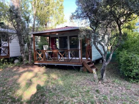 Mobilhome 5 personnes - Mobilhome 5 personnes - Mobil Home Cyprès 3 Pièces 4/5 Personnes Climatisé + TV