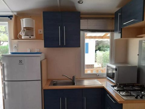 MOBILHOME 6 personnes - Mobil Home Peuplier 4 Pièces 6 Personnes Climatisé + TV