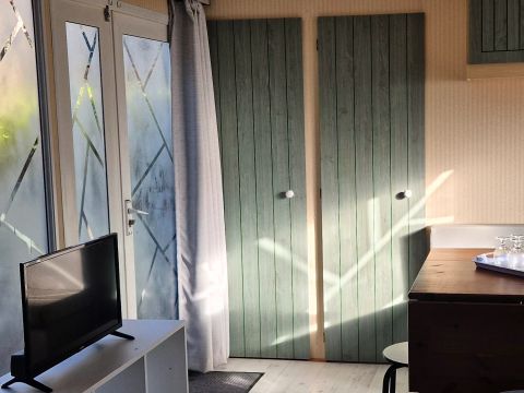 MOBILHOME 4 personnes - Cottage RETRO 3 Pièces 4 Personnes Climatisé + TV