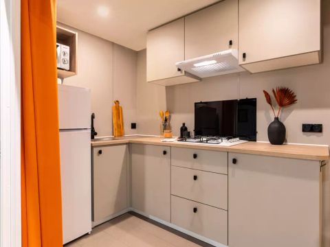 Mobilhome 4 personnes - Mobilhome 4 personnes - GRAND CONFORT PREMIUM 3 Pièces 4 Personnes Climatisé