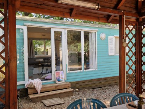 MOBILHOME 4 personnes - COTTAGE RETRO 2 Chambres - Climatisé