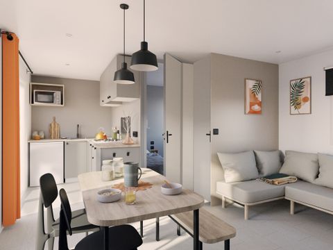 Mobilhome 4 personnes - Mobilhome 4 personnes - GRAND CONFORT PREMIUM 2 Chambres - climatisé