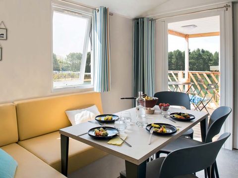 Mobilhome 6 personnes - Cottage confort - Terrasse intégrée couverte