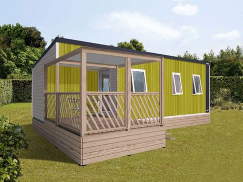 Mobilhome 6 personnes - Cottage confort - Terrasse intégrée couverte