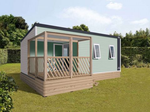 MOBILHOME 4 personnes - Grand Cottage Confort - Terrasse intégrée couverte